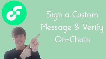 How to Sign a Custom Message and Verify the Signature On-Chain (Flow)