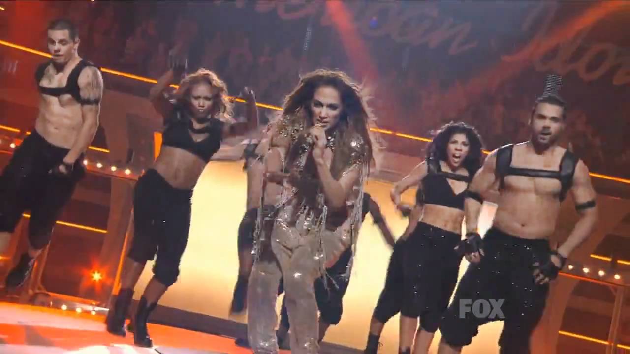 Jennifer Lopez Ft Pitbull Live On The Floor American Idol Hd