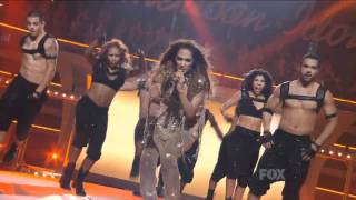 Jennifer Lopez Ft Pitbull - Live On The Floor American Idol Hd