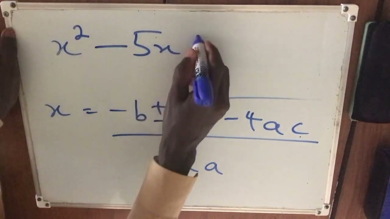 THE FORMULA METHOD FOR SOLVING QUADRATIC EQUATIONS