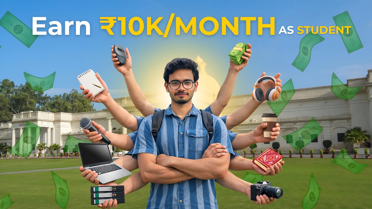 10 Ways to Earn Money as a College Student (₹10K–₹50K/Month) - YouTube
