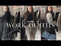 A week of my work outfits 100 real  what i wore for work