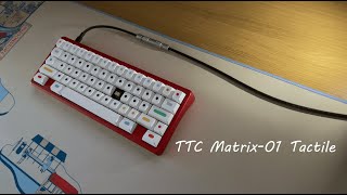 Frog mini alu plate TTC Matrix-01 Tactile  프로그 미니 TTC 매트릭스 넌클릭 스위치