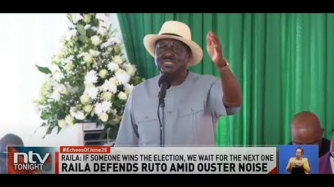 Raila Odinga urges patience from those seeking to oust Ruto before 2027