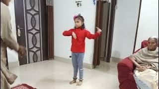 Agnisa learning classical dance from her dance teacher