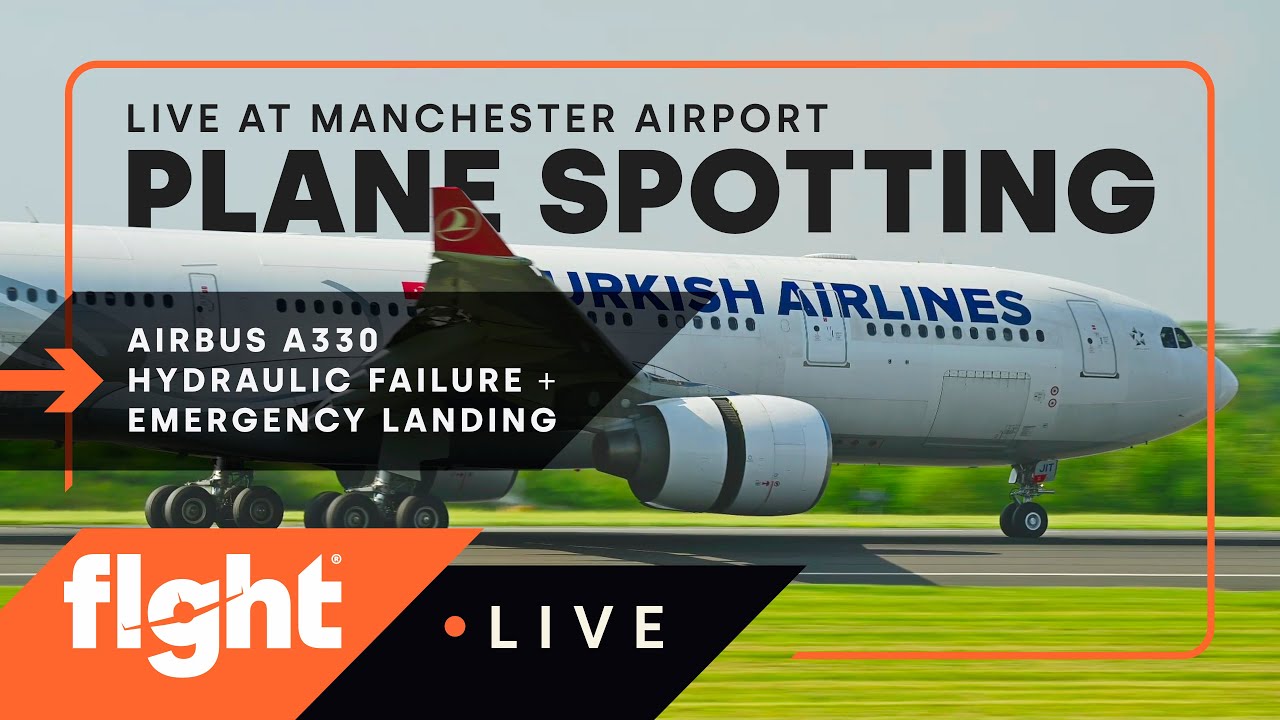 LIVE Plane spotting at Manchester Airport - 12/05/24 - YouTube