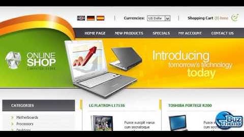Download Computer Store OsCommerce Template by  Svelte TM