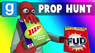 Gmod Prop Hunt Funny Moments - Death By Jizz! (Garry's Mod)