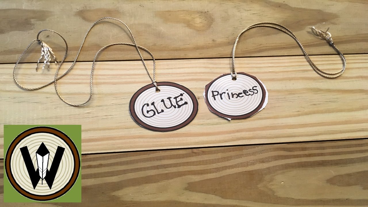 How To Make A Camp Name Tag YouTube