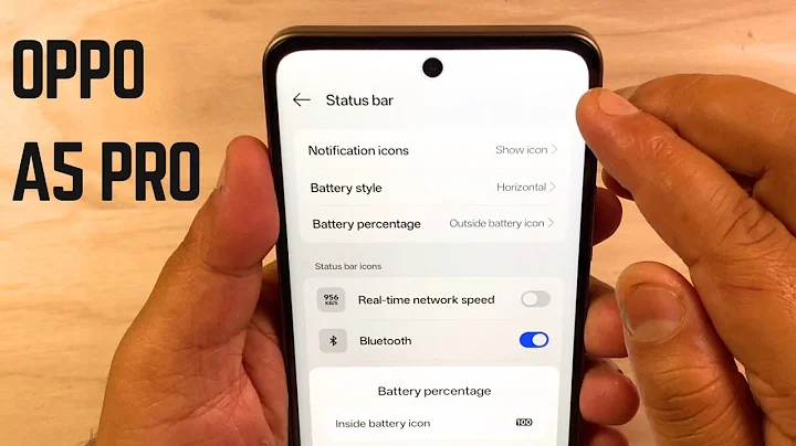 How to Show Battery Percentage Oppo A5 Pro Tips!