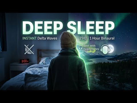 Delta Waves 2 Hz | Deep Sleep Music | 1 Hour Binaural Beats | Best with Headphones
