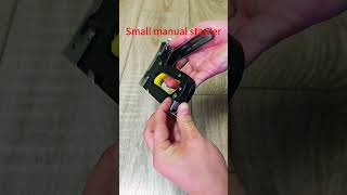 Hardware tool accessories  Small manual stapler