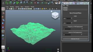 Mel Script Terrain Generator