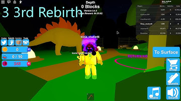 ROBLOX: Mining Simulator Part 3 - 3rd Rebirth!