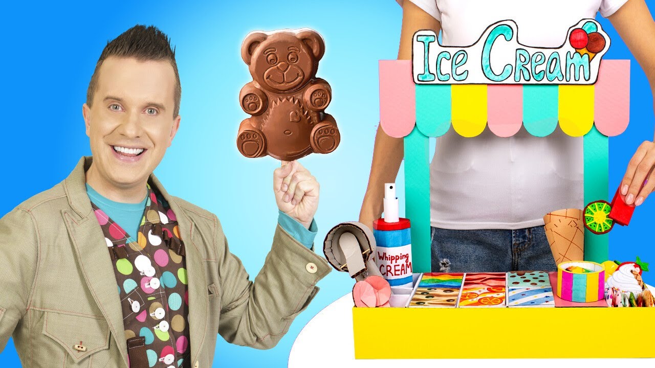 EASY RECIPE! DIY Ice Cream Shop🍦 FUN DIY & Cool Games From Cardboard and Paper by Imagine PlayWorld