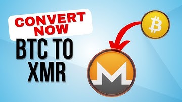 How to convert Bitcoin BTC TO Monero XMR