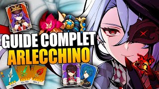 Le Guide Arlecchino, meilleur DPS PYRO ?! Teams, Rotation Armes & artefacts Genshin Impact