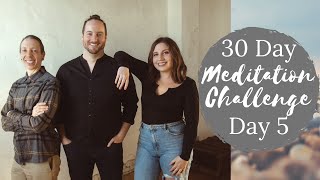 30 Day Meditation Challenge | Day 5 | Breathwork &amp; Gratitude | NO MUSIC