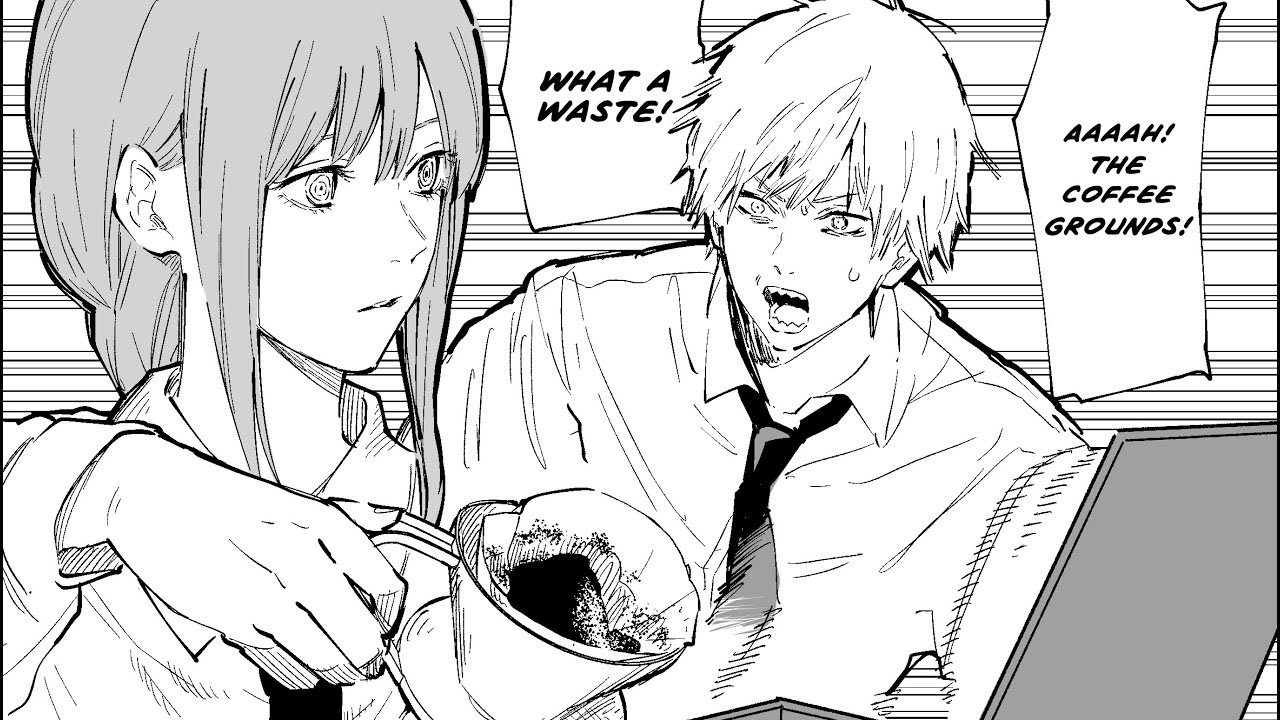 Coffee with Makimasan [Chainsaw Man Comic dub] YouTube