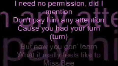Beyonce - Single Ladies (put a ring on it) (LYRICS ON SCREEN)