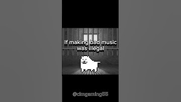 Of making bad music was illegal #undertale #tobyfox