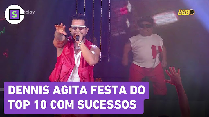 BBB 25: DENNIS agita Festa do TOP 10 com sucessos e coloca brothers para dançar