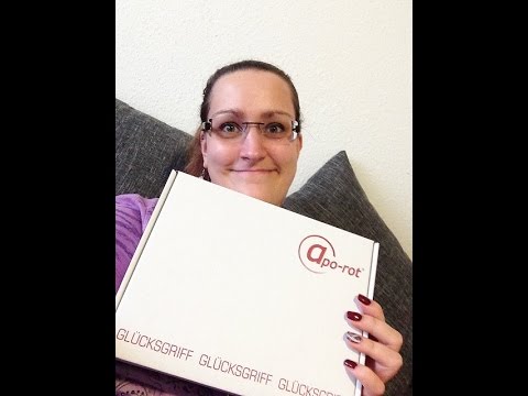 apo-rot glücksgriff unboxing