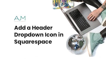 Add and Customize Header Dropdown Icons in Squarespace