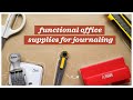 Functional Office Supplies for Journaling ✂ | Abbey Sy