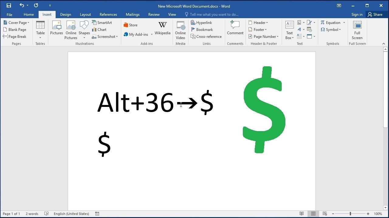 how-to-type-dollar-sign-currency-symbol-youtube