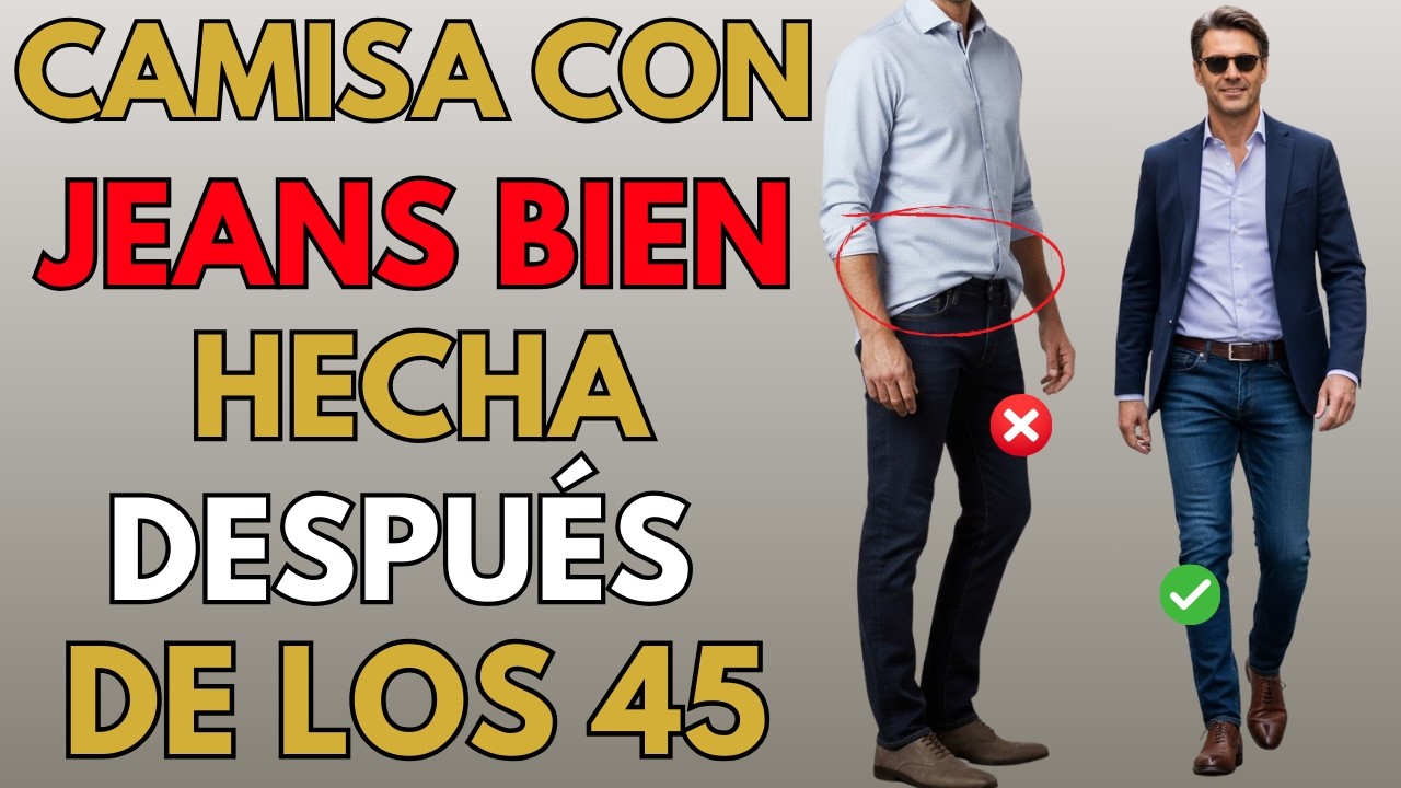 ¿Camisa por dentro o por fuera? Guía para hombres de 45+ | Hombres 45+ Casual