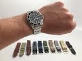 Rolex Submariner Watch Strap Guide // 10 Selections // Horween, Canvas, Leather, NATO