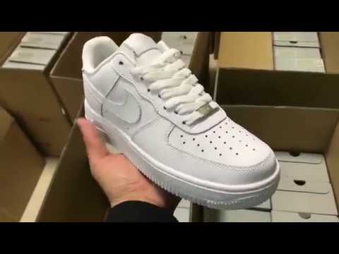 Nike Special Field Air Force 1 Low All White 315122-111 - YouTube