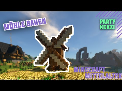 Eine kleine Mühle bauen | Minecraft Mittelalterlich Bauen Tutorial [German/Deutsch]