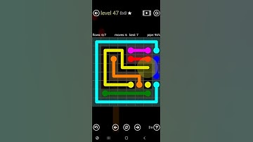 How To Solve Flow Free 8x8 Mania Level 47 Medium Board Walk Through Solution Walkthrough