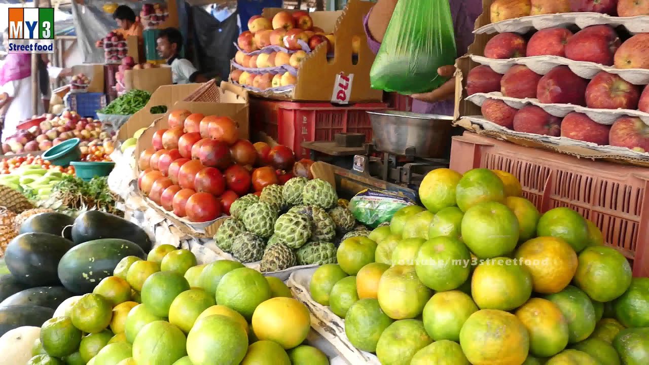 Fruit | STREET FOODS IN MUMBAI |  Kamothe  | 4K VIDEO street food