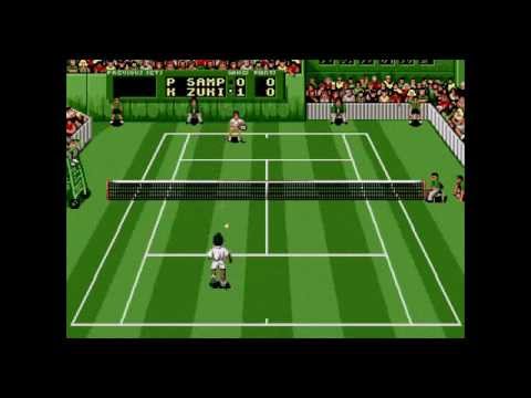 Pete Sampras Tennis ... (Sega Genesis) Gameplay