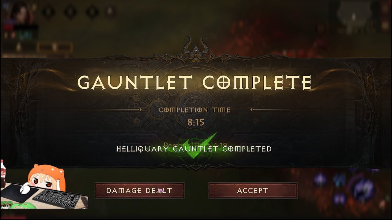 Inferno X Helliquary Gauntlet - Solo run (08:15) - Wizard SPAM | Diablo Immortal