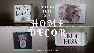 DOLLAR TREE DIY | Home Décor using Calendar Art | Farmhouse Inspired Looks | 4 Different Looks