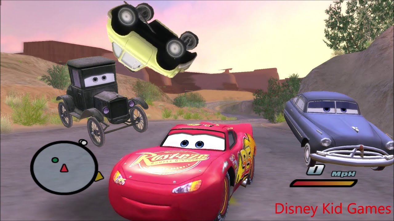 Disney Pixars Cars Movie Game Crash Mcqueen 301 Hopping Cars to