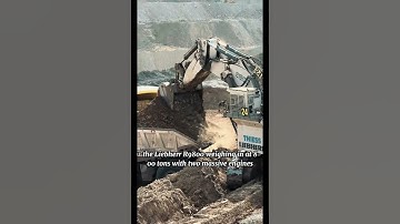The Liebherr R9800 is a MONSTER!!