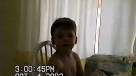 3 year old sings Darkness on the Edge of Town