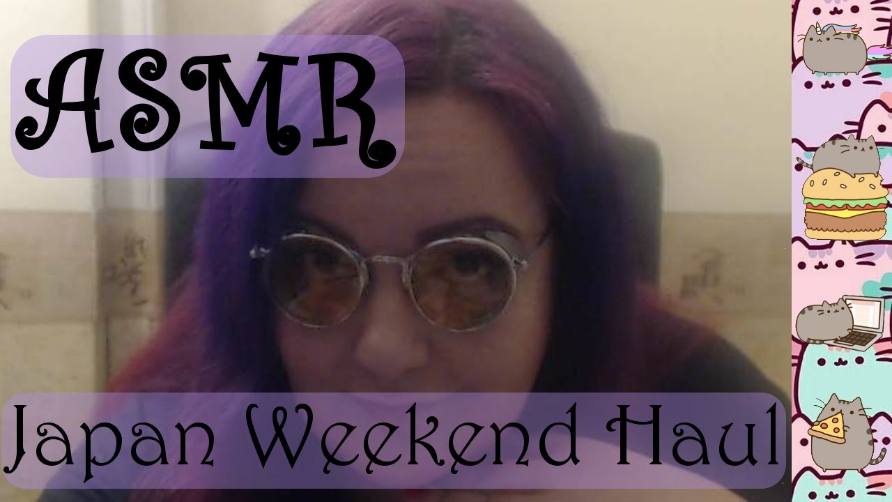 ASMR(español):Japan Weekend haul & Holtzmann glasses unboxing (soft spoken)