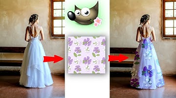 How to Apply Design on Dress in GIMP | Easy Mockup Tutorial
