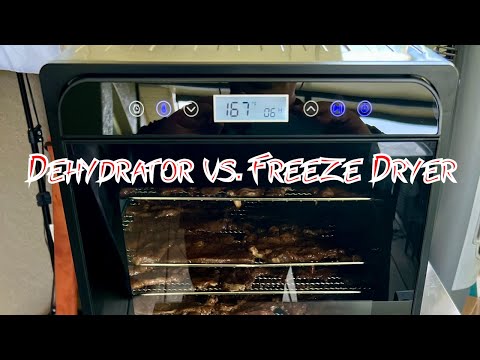 $100 Dehydrator vs $4,000 Freeze Drier 🥶🤯 #freezedriedcandy #freezed, Dehydrated Candy