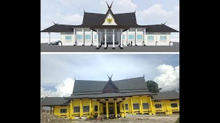 Rumah Jabatan Bupati Kotawaringin Barat (Animasi Ruang Luar)