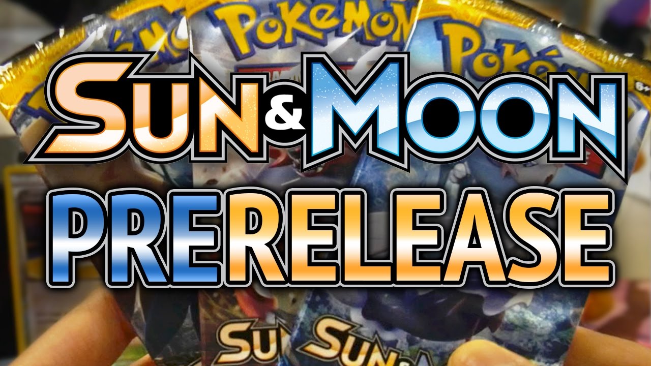 Pokémon TCG Sun and Moon Prerelease!! (Opening 10 Packs!) - YouTube