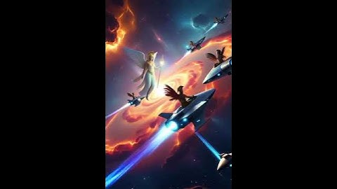 a surreal dreamscape where ancient myths collide with futuristic tech—think Greek gods.