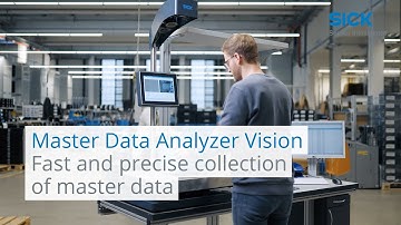 Master Data Analyzer Vision from SICK: Fast and precise collection of master data | SICK AG
