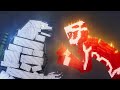 Mecha Godzilla vs Attack on Titan, Eren Founding Titan  [Zebra Gaming TV] People Playground
